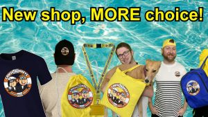 Cruise Monkeys shop banner with a selection of the merchandise on offer