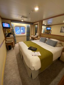 P&O Azura Oceanview stateroom (fully obstructed) E620