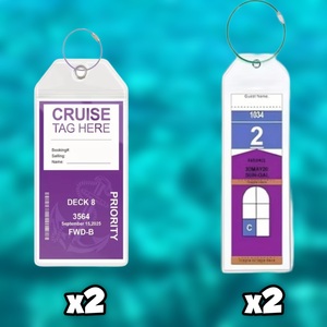 Cruise luggage tags