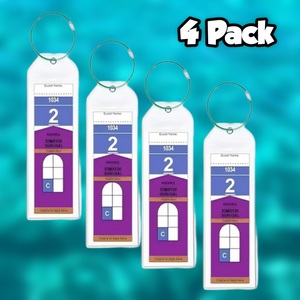 4 luggage labels